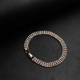 Golden Rhinestone Bracelet